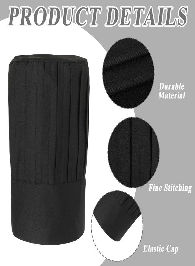ojustbeok 4PCS Hibachi Chef Costume Set Japanese Headband and Tie, Hachimaki Teppanyaki Tall Cap and Apron Teppanyaki Chef Outfit Accessories for Hibachi BBQ Birthday Party Decorations Halloween Party Dress Up - Image 3